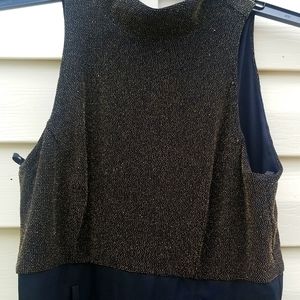 Black and gold jumpsuit